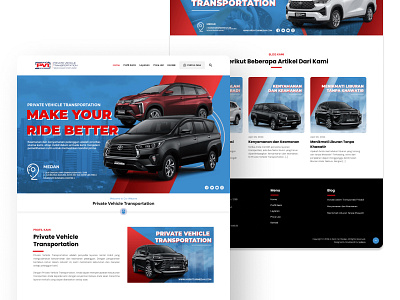 Private Vehicle Transportation - Rent Car Solutions Website branding design graphic design ui ux