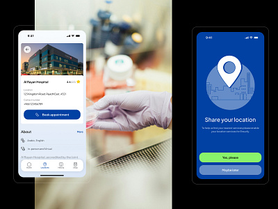 Ensurily. Book appointment app book appointment composition design ensurance health hospital location medicine mobile app design typography ui