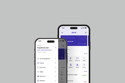 Augalassia Bank graphic design ui