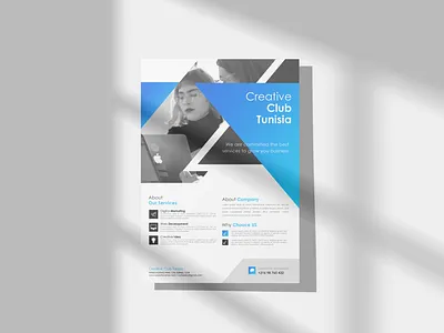 Creative CLUB Tunisia club creative design flyer graphic design tunisia