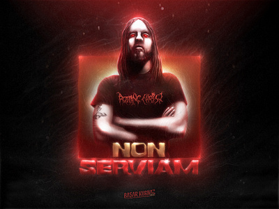 Sakis Tolis art digitalart illustration nonserviam rottingchrist sakistolis typography