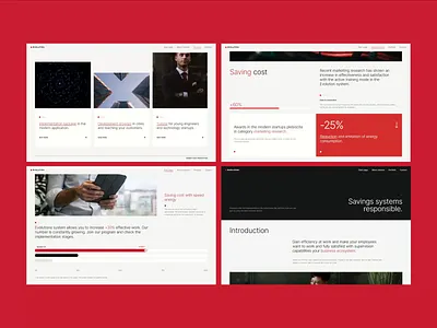 EVOLUTION - Website design technology charts concept design minimalist portfolio solutions technology tools ui ux web design website