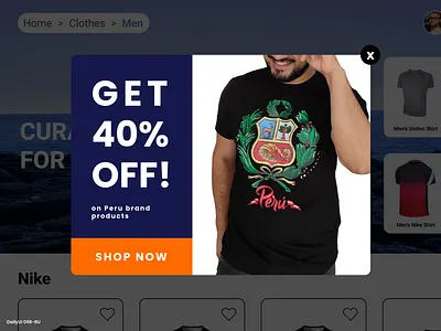 Daily UI #098 - Advertisement 98 advertisement app daily ui dailyui dailyui 98 design ui web design