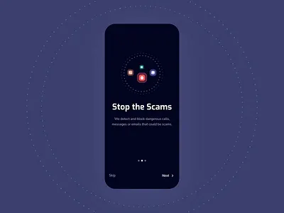 Siren Mobile App — Onboarding | UI/UX design Merge Development agency app app design application black concept design digital interface mobile mobile app design modern onboarding onboarding screen onboarding ui protection safe secure ui ux
