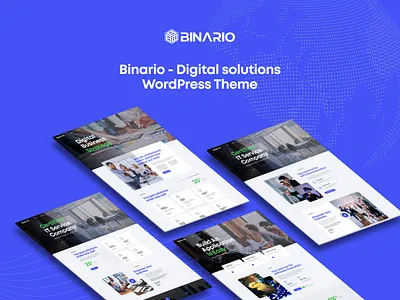 Binario - Digital Solutions WordPress Theme - Opal_WP agency business clean company corporate creative digital services it solutions marketing modern portfolio projects saas seo services software startup technology theme wordpress
