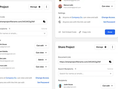 Share component cards clean component components design design system details figma kit interface kit minimal modal settings system ui ui design ui kit ux web webapp