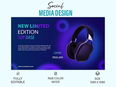 Social Media Banner | Social Media Post Design ad advertiging branding cover design design e commerce design flayer graphic design post banner design poster design short short design social social media ad banner social media banner social media post design story design