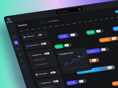 Timeline Dashboard UI Kit admin template dashboard design figma admin figma download figma freebies free figma download freebies graphic design illustration mobile app timeline ui ui inspiration ui ux uikit web web app