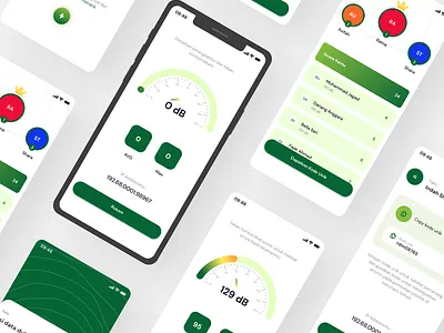 Decibel Apps Mobile awesome decibelapps designer game green inspiration mobiledesign ui uidesign uiux uiuxdesign uiuxdesigner ux webdesign