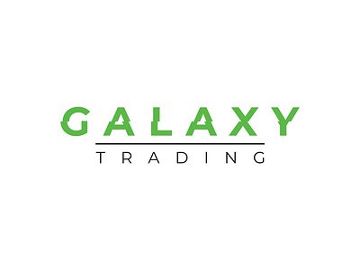 Galaxy Trading | Word Mark Logo brand identity branding corporate identity design galaxy logo graphic design illustration logo logo design minimalist logo trading company logo trading logo