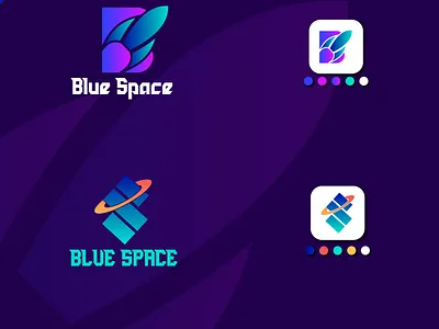 Blue Space technology logo design (B+S+space logo) artechgiant blue space blue space logo blue space logo design brand identity design branding designbazars designer graphic designer logo logo design logo designer printing item rashedul islam tech branding tech logo technology logo technology logo design