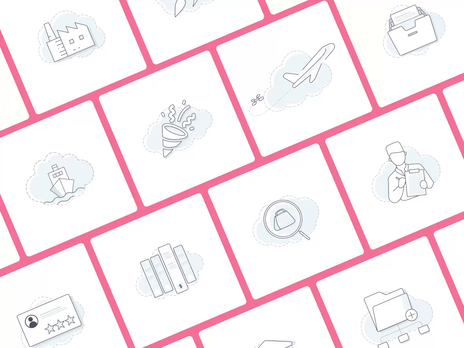 Example of Custom Illustration, Mascots & Icon Sets