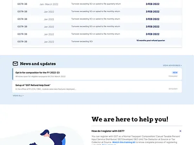 GST Portal Redesign Part-2 design figma ui ux
