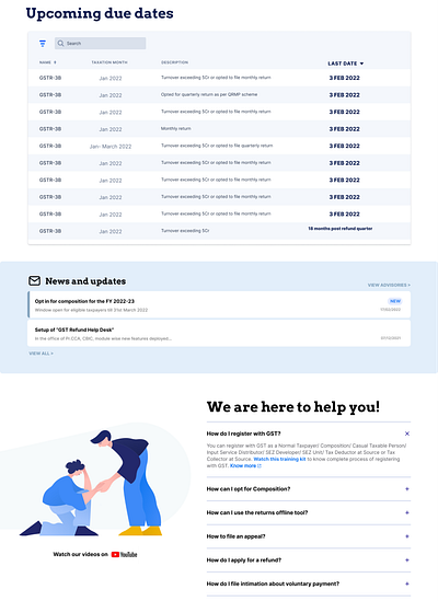 GST Portal Redesign Part-2 design figma ui ux