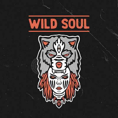 Wild Soul cartoon illustration retro vintage