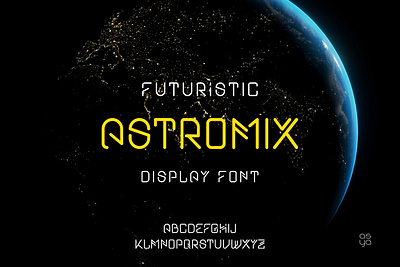 Astromix Font branding building logo design font fontdesign fonts fontself graphic design illustration logo logo design real estate ui vector