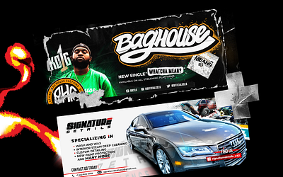Banner Design apparel bannner branding clothing streetwear vector