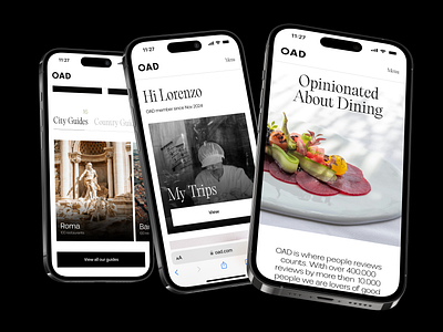 Restaurant Review Website creative design dining mobile responsive restaurant ui ux web website