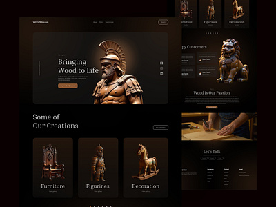 Carpenter website landing page landingpage ui ux web webdesign webpage website webui