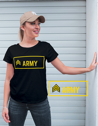 Army T-Shirt Design 3d animation branding design graphic design logo motion graphics product design shirt design t shirt t shirt design text ui vector