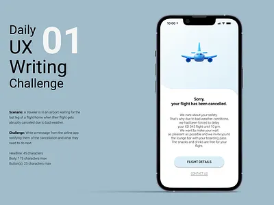 #DailyUxWriting #01 01 dailyuxwriting dailyuxwritingchallenge uxwriting