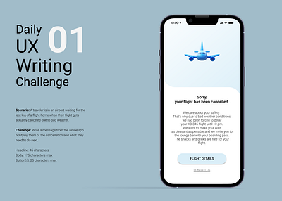 #DailyUxWriting #01 01 dailyuxwriting dailyuxwritingchallenge uxwriting