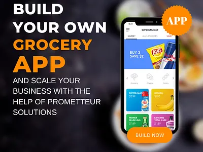 Mobile App Development app development apps design grocery groceryapp illustration logo mobile app development mobile app development company mobile applications mobile apps prometteursolutions