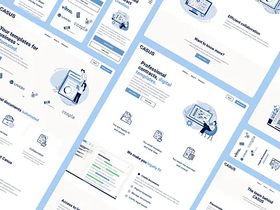 Casus Website Design brand design branding design illustration logo mockup ui ux design visual design web design