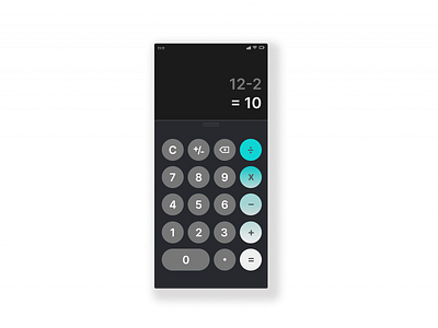 Calculator beginner challenge dailyui dailyui004 design figma freelancing internship ui
