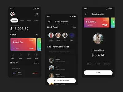 Finance App app figma finance ios ui ui design ux