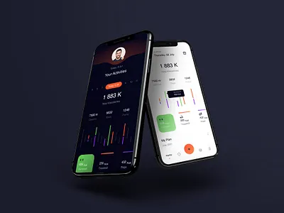 Fitness App app design cardio challenge design exercise fitness gym healthy mobile muscle run running sport sport tracker strava tracker ui ui design uiux workout
