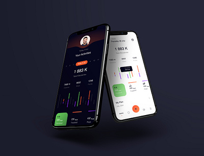 Fitness App app design cardio challenge design exercise fitness gym healthy mobile muscle run running sport sport tracker strava tracker ui ui design uiux workout