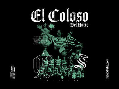 El Coloso del Norte design fake fakexfake football futbol liga mx merch mexico santos santos laguna shirt soccer torreon