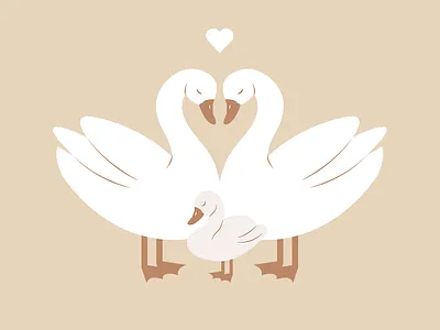 Swanns animal baby bird birth cute duck ducks goose illustration illustrations minimalistic swan swann swanns zwaan