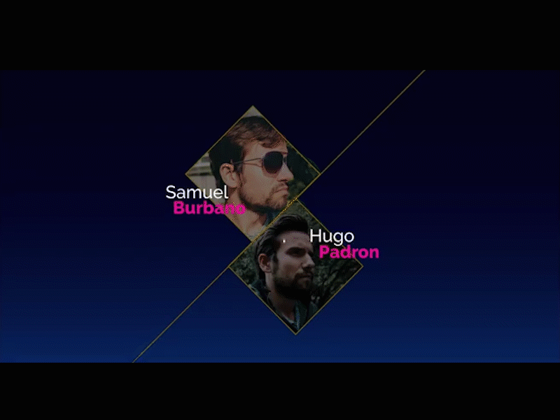 Dual about me section about me interaction ui experience webdesign