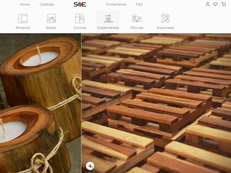 SOE Web Catalogue catalogue ui experience ux web webdesign