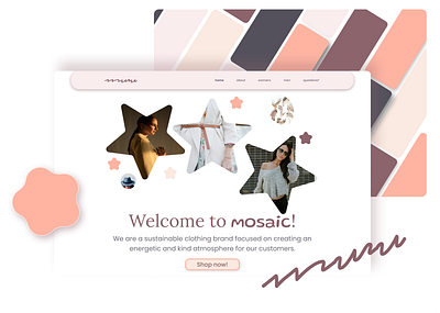 Mosaic: An Experiment with Color brand colors branding color palette colors design figma logo product design ui ux web design