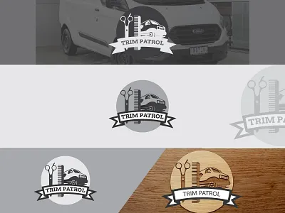 Trim Patrol design graphic design hair illustration logo patrol trim vector