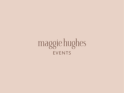 Brand Design For Wedding Planner Maggie Hughes Events brand design branding design event planner event planner brand event planner logo event planning feminine illustration logo serif serif logo typography warm color palette wedding planner wedding planner brand wedding planning