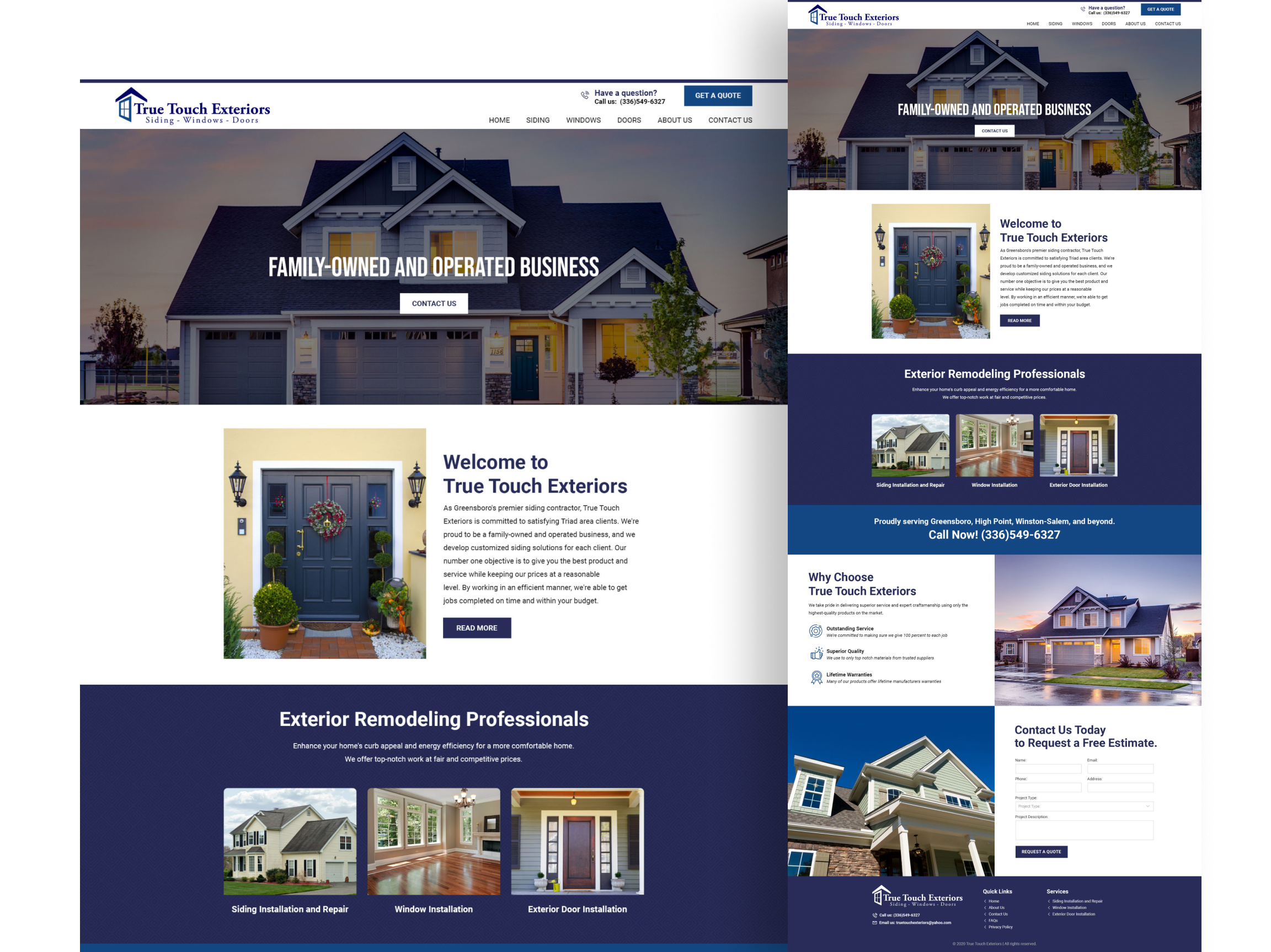 Example of Landing Page Design
