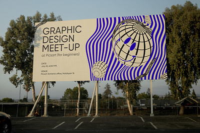 Graphic Design Meet-Up - Cover Design advertisement billboard branding cover graphic design meet up meetup poster