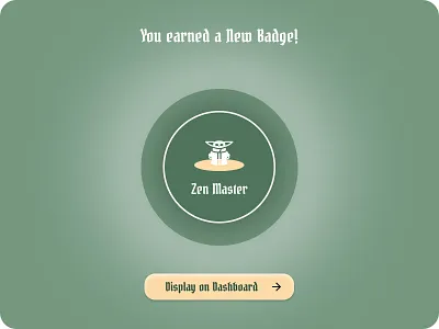 #DailyUI 084 - Badge 100daysofui baby yoda badge branding dailyui dailyui 084 dailyui 84 design designchallenge dribbblechallenge level up logo skill ui uichallenge upskill ux yoda