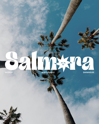 Salmara Swimwear clean creative design minimal portfolio simple typography web