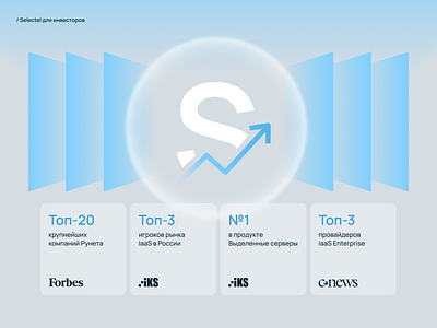 Investment Channels Design for Selectel branding graphic design inve investment logo