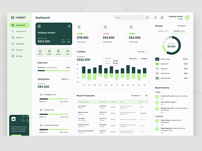 Finance Management Admin Dashboard branding dashboard design figma framer illustration ui uiux ux web design