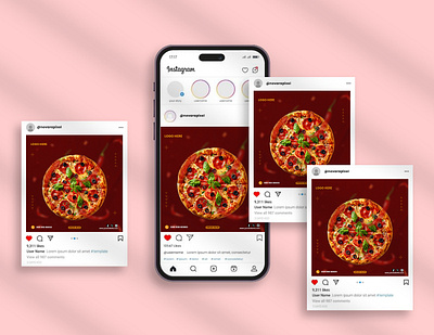 Pizza social media post design creative designer food branding graphic designer pizza pizza ads poster restaurant poster design social media social media designer