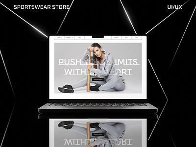 Online sportswear store adaptives design uxui figma online sportswear store photoshop ui ux