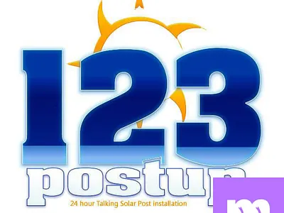 123 Postup Logo logo