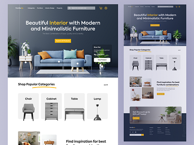 Modern Furniture Web Design furniture e commerce furniture landing page furniture shop design furniture ui design furniture ui ux furniture web furniture web design furniture web interface homepage interface interior furniture shop interior shop ui interior ui design interior web design interior web ui ux minimalistic web design modern furniture ui design modern furniture web design modern interior shop modern interior web shop ui design