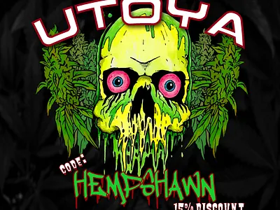 Toxic Skull Design branding design graphic design illustration